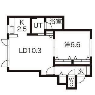 コーポサムスィング【302号室】の間取り