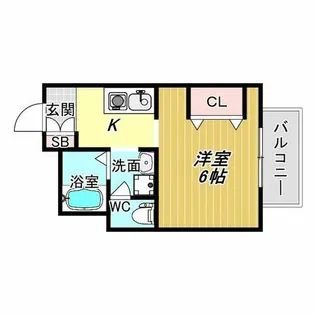 トラストアビコ【3階】の間取り