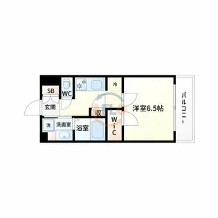 スプランディッド新大阪DUE【3階】の間取り