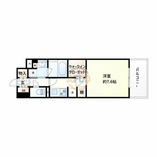 アビティ江坂【4階】の間取り