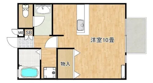 レジデンス東山Ⅲ【101号室】の間取り