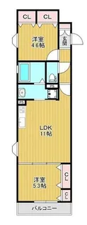 ラモーナ半田【1階】の間取り