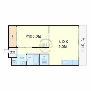 西田辺Premiere【3階】の間取り