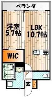 メディクレスト【308号室】の間取り
