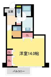 ルーア芦屋【1階】の間取り