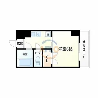 エステート野田【204号室】の間取り