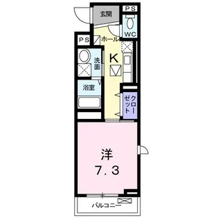 シス・アムール【1階】の間取り
