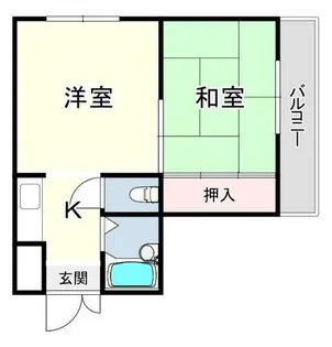 グロースコート尼崎【1階】の間取り