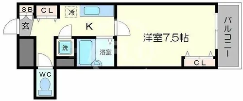 フィレンツェ【4階】の間取り