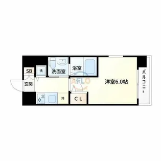 エスリード新大阪NORTH【12階】の間取り