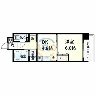 グレースTM【9階】の間取り