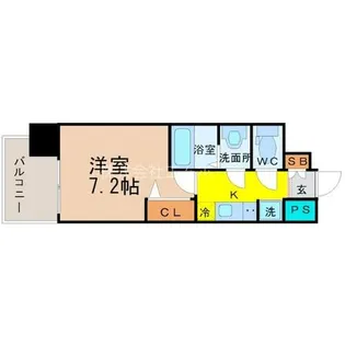 プレサンスNAGOYA本陣【9階】の間取り