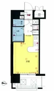 モントーレ天神【13階】の間取り