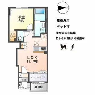 アルパインローズ C【1階】の間取り