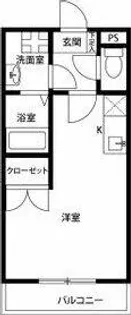 アムール MAJYES【101号室】の間取り