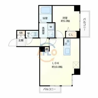 gm TENJIMBASHI【3階】の間取り