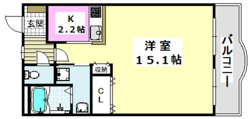 ソレイユ【2階】の間取り