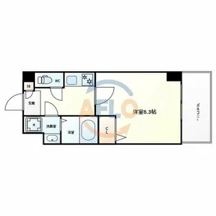 Le-Bear天王寺東【2階】の間取り