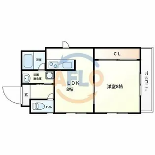 カサ・ベアータ【3階】の間取り