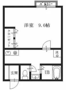 エトランス書写【102号室】の間取り
