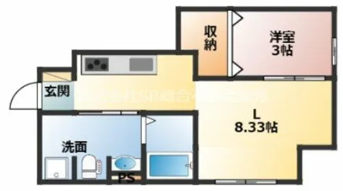 EVERGREEN【1階】の間取り