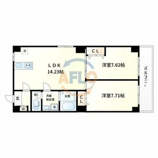 Buds8【2階】の間取り