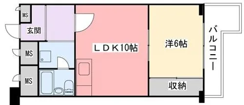 メゾン中村【702号室】の間取り