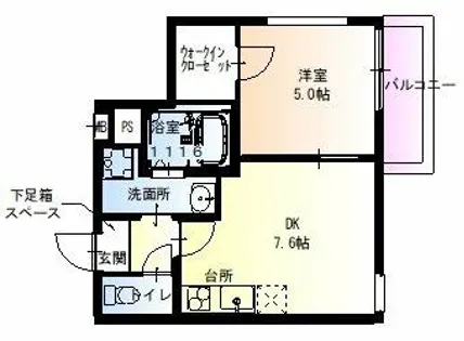 フジパレス阿倍野丸山通Ⅱ番館【3階】の間取り