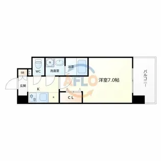 レジュールアッシュあびこ【5階】の間取り