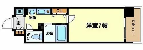 グラン・セレブ本町【5階】の間取り