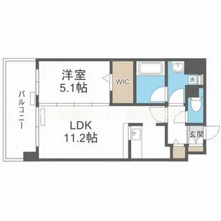 アグレアーブル【4階】の間取り