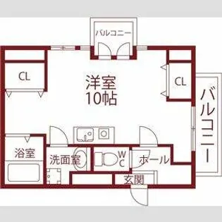 Gran Pino 桃山台【7階】の間取り