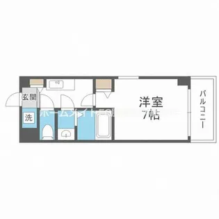 Uresidence新大阪【6階】の間取り