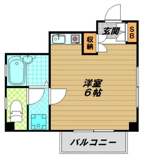 ニシオカマンション【2階】の間取り