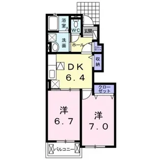 ルミエール【1階】の間取り