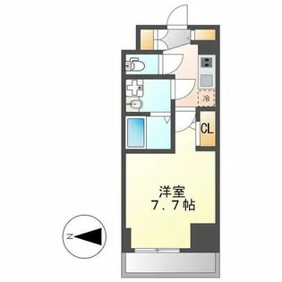 エスリード大須アヴェニュー【4階】の間取り