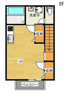 リガーレ天神西【2階】の間取り