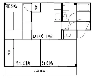 サンマリン【103号室】の間取り