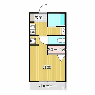 ルミナス岸部【4階】の間取り