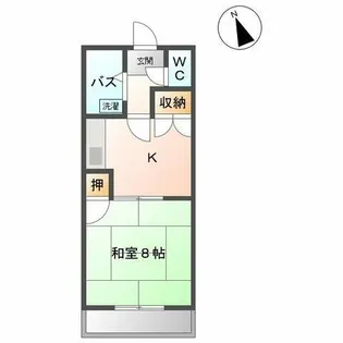 ハイツL【0207号室】の間取り