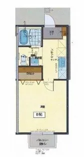 ルナ・ソレイユ【2F号室】の間取り