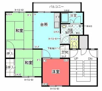 公社賃貸SMALIO 金岡東C【10-108号室】の間取り