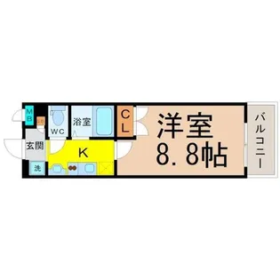 パルティール神宮前【5階】の間取り