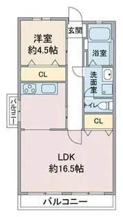 名栄ビル【1階】の間取り