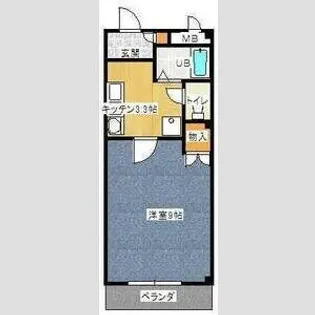 レザンドールⅡ【2階】の間取り