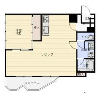 テラスレジデンス鳴海【6階】の間取り