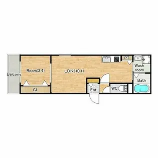 ジーメゾン泉が丘ミライ【3階】の間取り