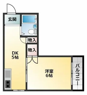 ユニ長吉ビル【3階】の間取り