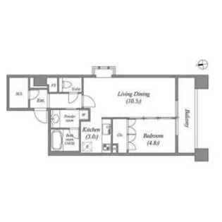 プライムメゾン東桜【14階】の間取り