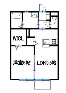 シャトレーI【1階】の間取り